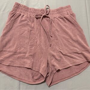 Mystree Dusty Rose Knit Shorts